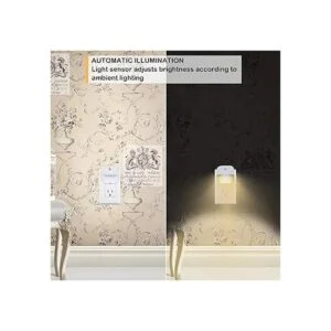 Uigos Luz nocturna LED luz nocturna blanca cálida sensor_3