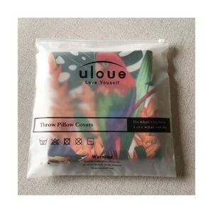 Ulove Love Youurself Fundas de almohada cuadradas de lino