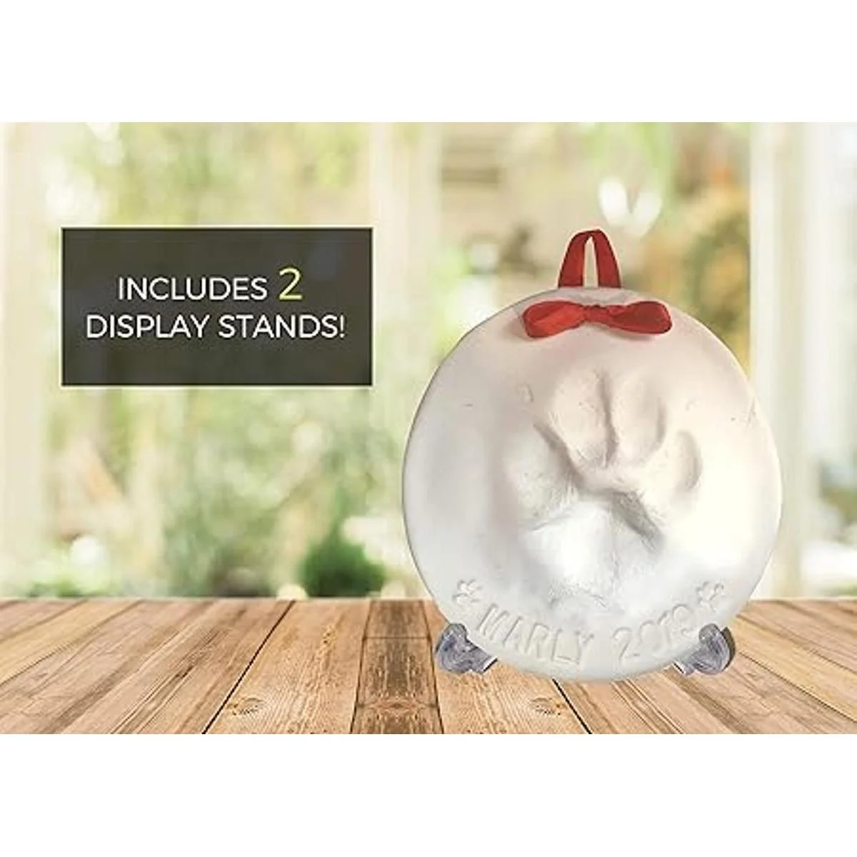 Ultimate Pawprint Kit de recuerdo 2 unidades Adorno de