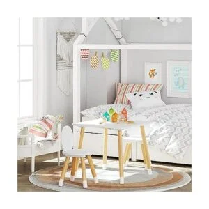 UTEX Juego de mesa para niños con 2 sillas para niños_5