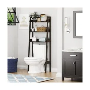 UTEX Organizador de baño de 3 estantes sobre el inodoro_4