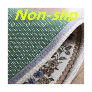 Ukeler Alfombras rústicas florales de rosas estilo_5