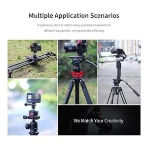 Ulanzi Claw Adaptador de montaje de cámara QR para trípode_5