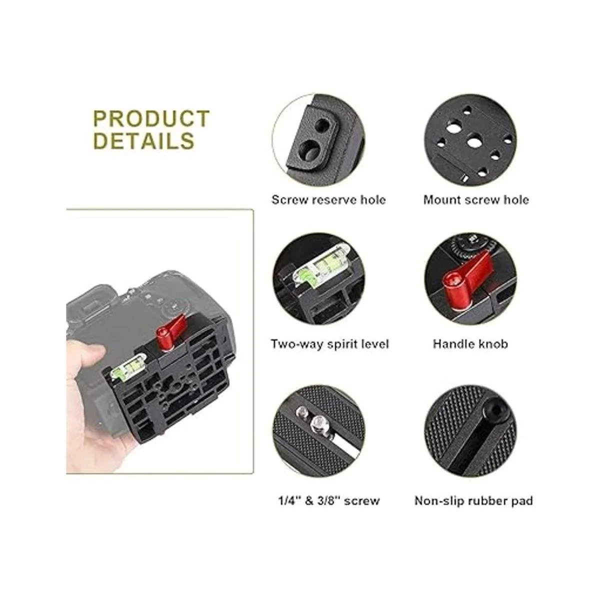 UTEBIT Placa de liberación rápida P200 Placa base de_3