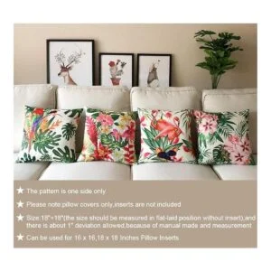 Ulove Love Youurself Fundas de almohada cuadradas de lino