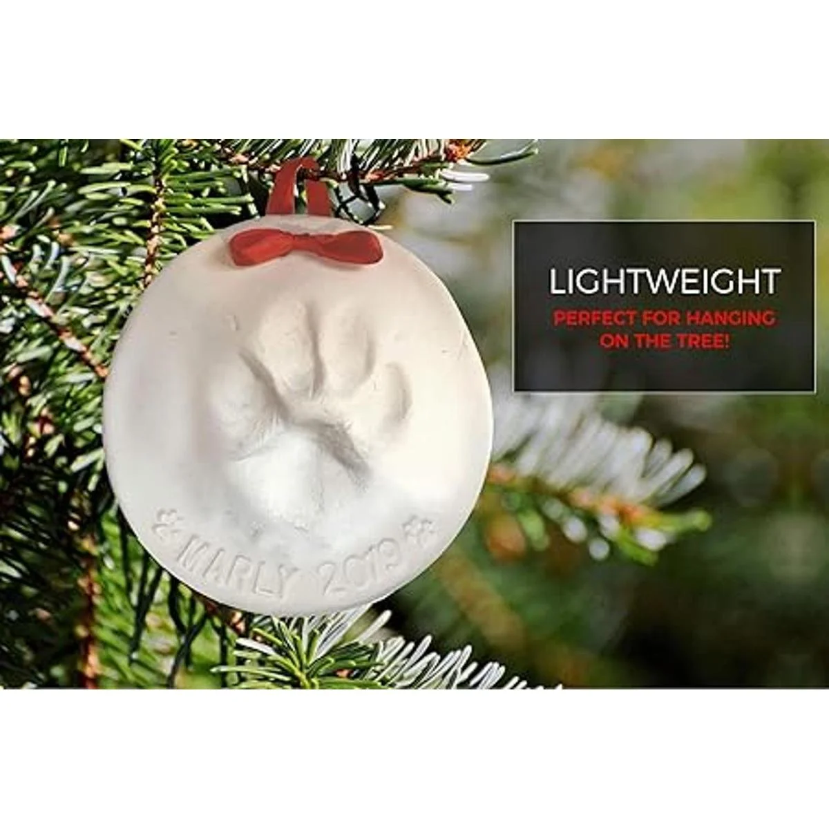 Ultimate Pawprint Kit de recuerdo 2 unidades Adorno de