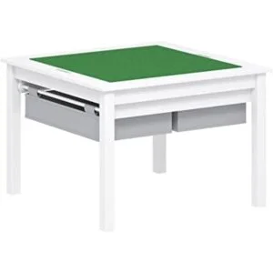 UTEX Mesa de juegos 2 en 1 para niños con cajones de_1
