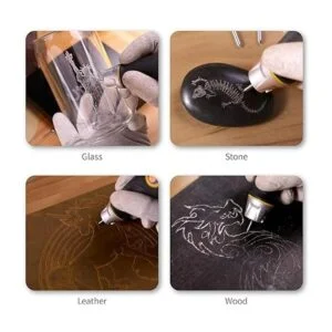 UTOOL Bolígrafo grabador con plantilla de letranúmero_6