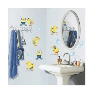 Ufengke Pegatinas de pared para niños diseño de patos_2