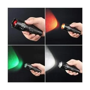 UltraFire Linterna táctica A100 900 lúmenes 5 modos LED