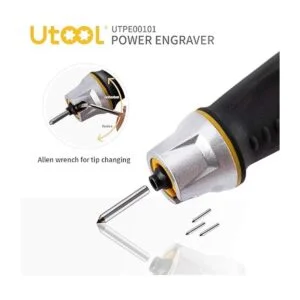 UTOOL Bolígrafo grabador con plantilla de letranúmero_4