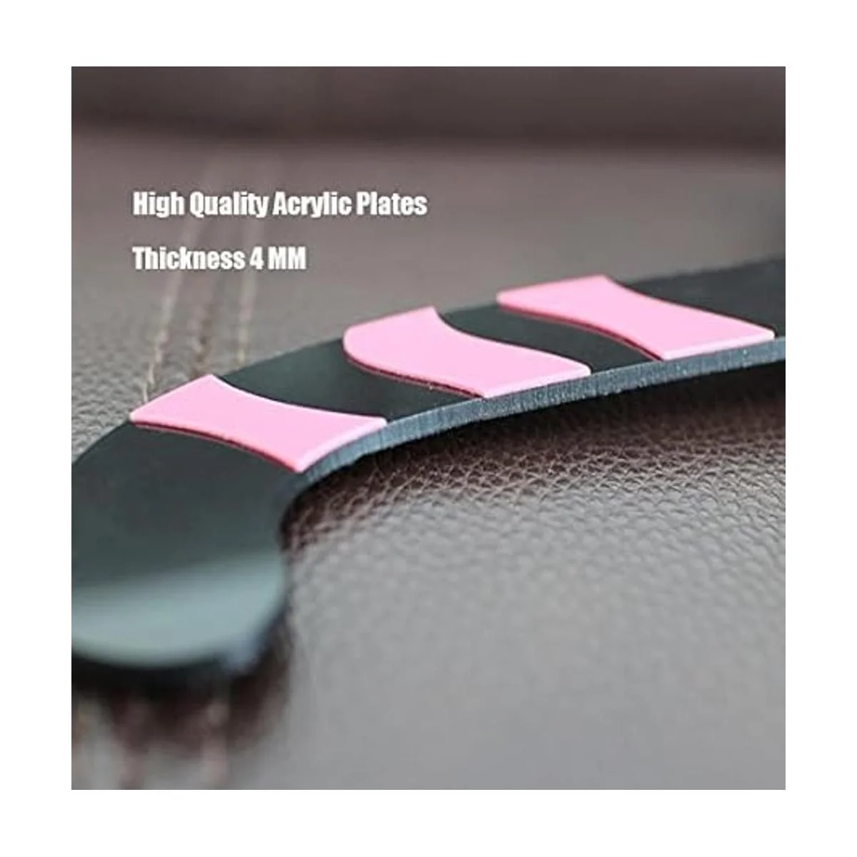 Ukey Reloj de pared creativo de acrílico para gatos con