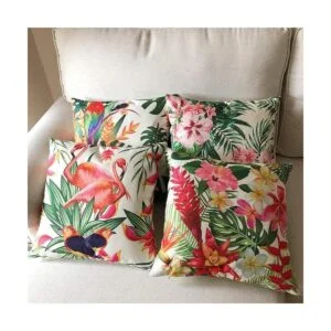 Ulove Love Youurself Fundas de almohada cuadradas de lino