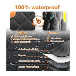 URPOWER Asiento viajero para perros cubierta de asiento_3