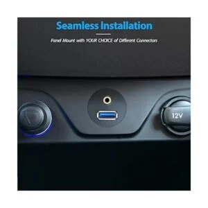 URWOOW Montaje empotrado USB 0.138 in y USB 3.0 AUX_2