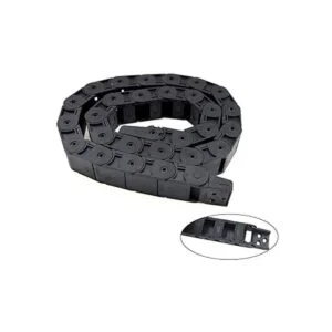 URBEST Cable flexible de plástico negro semicerrado para_2