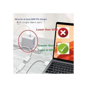 USB C hembra a magnético 2 T Tip convertidor de cable de_4