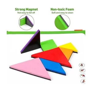 USATDD Rompecabezas Tangram de viaje con 2 juegos bloques_3