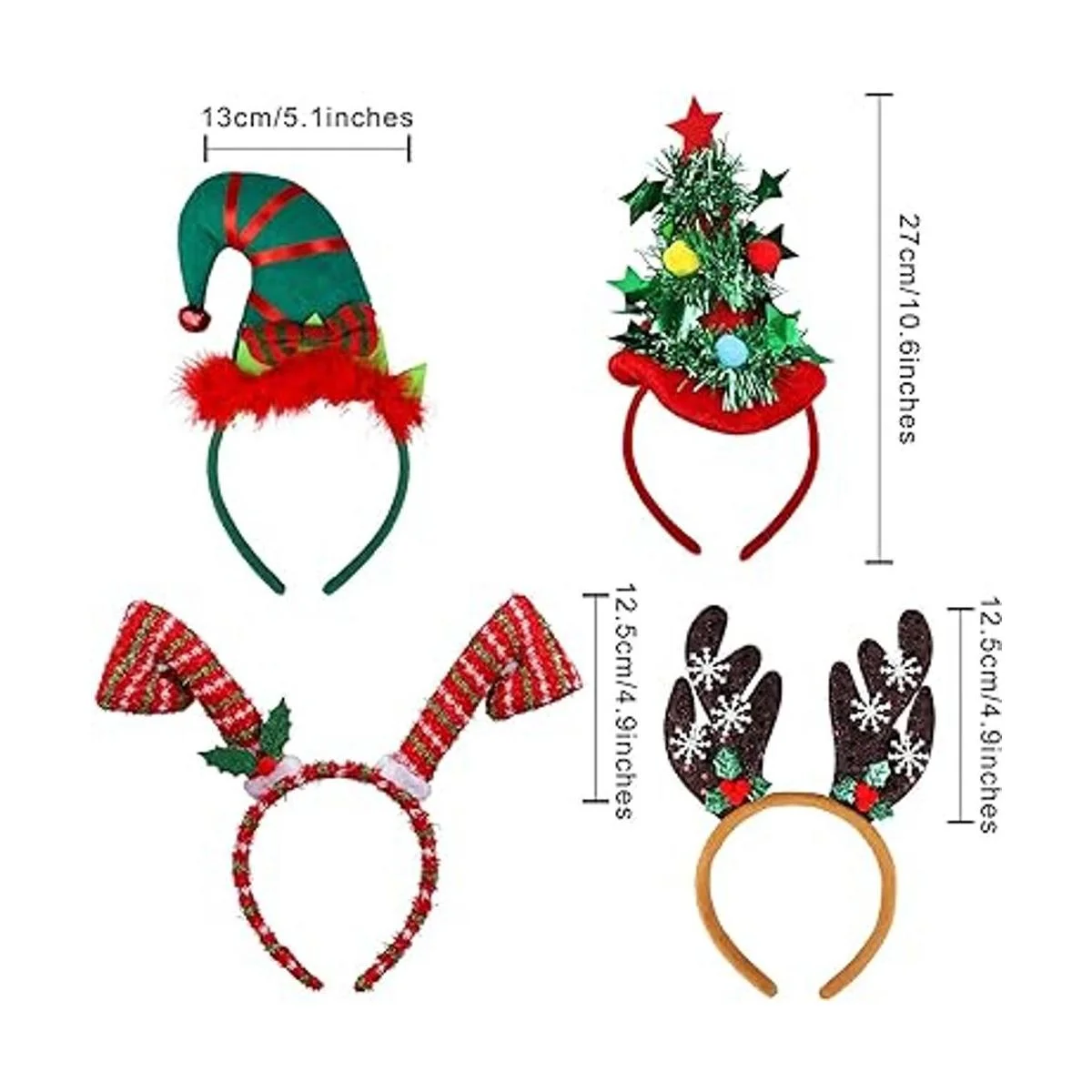 URATOT Paquete de 9 diademas creativas para fiestas de_2