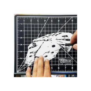 US Art Supply Tapete de corte de PVC antideslizante de 9_6