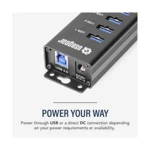 USB Gear 7 puertos USB 3.0 carga y concentrador de datos_5