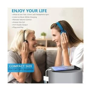 USB C to Dual Trrs 3.5mm Aux Headphone Jack Adapter with_3