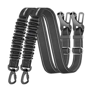 URPOWER Cinturón de seguridad 3 en 1 para perro cinturón
