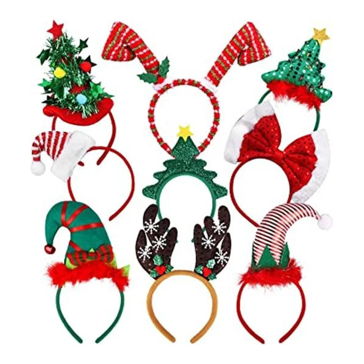 URATOT Paquete de 9 diademas creativas para fiestas de_1