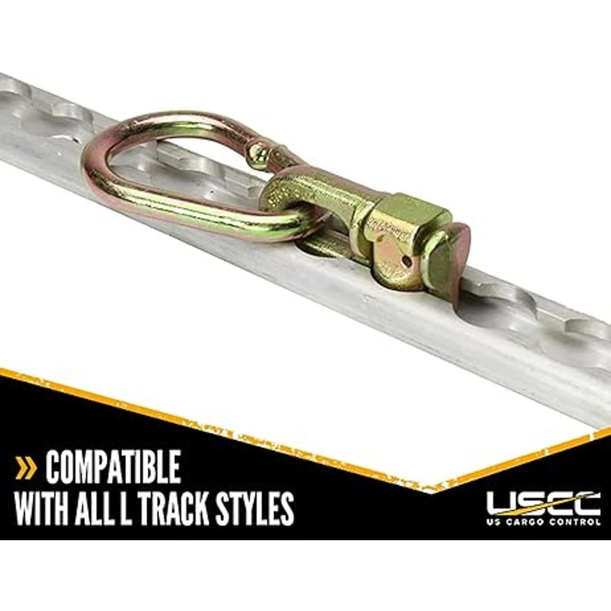 US Cargo Control Accesorio de riel de doble perno L con_2
