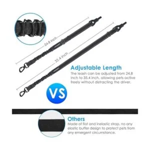 URPOWER Cinturón de seguridad 3 en 1 para perro cinturón