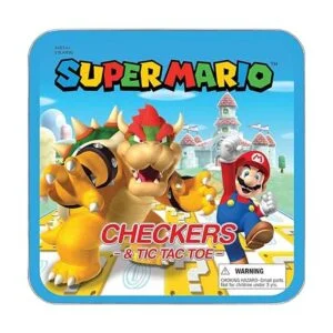 USAOPOLY Super Mario Checkers TicTacToe Juego de_3