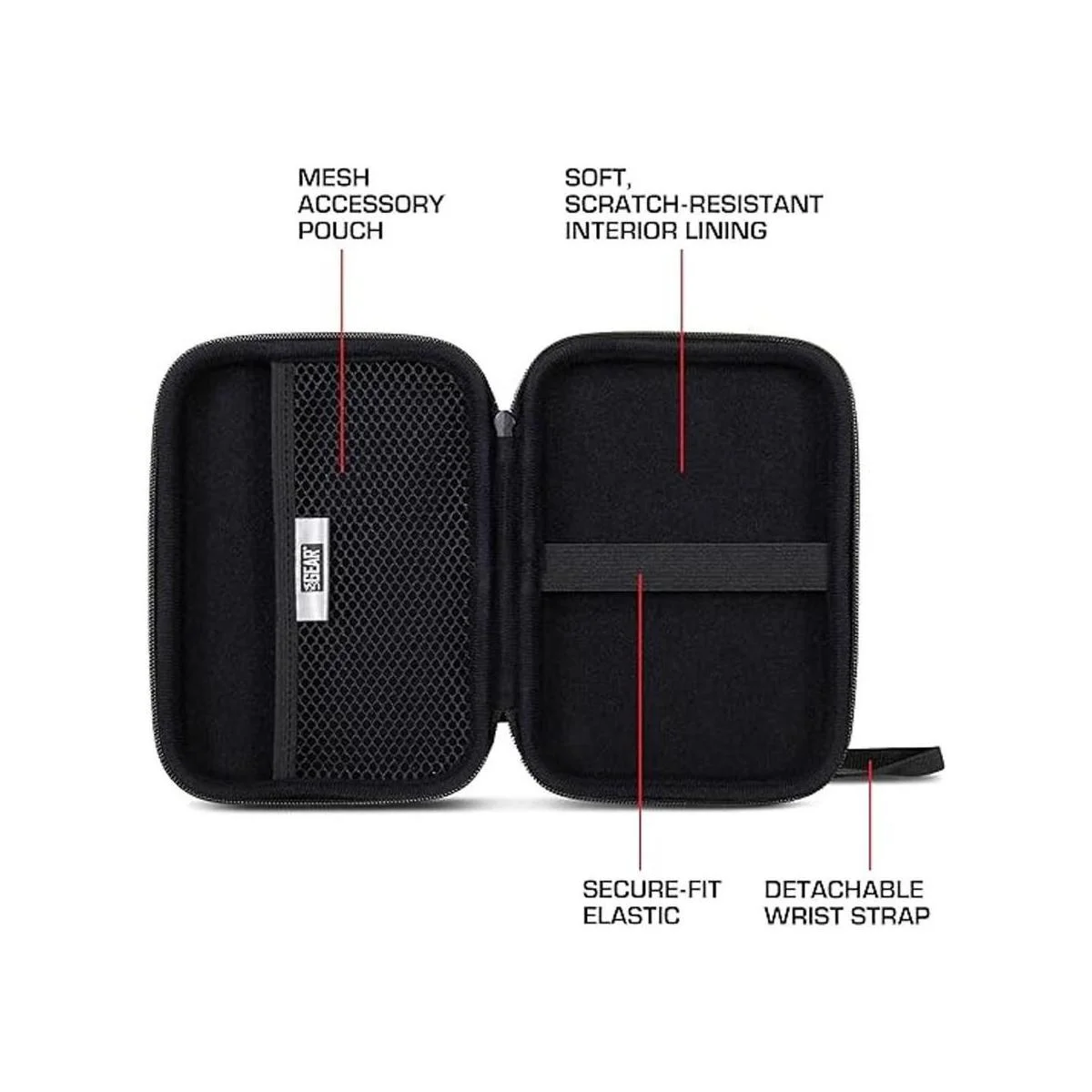 USA Gear Estuche organizador electrónico de viaje de_4