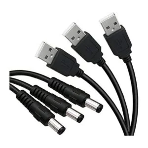 USB DC cable 5.5 x 2.1 mm 3 Pack_1
