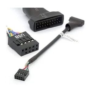 USB 3.0 19 Pin macho a USB 2.0 9 Pin hembra adaptador de_1