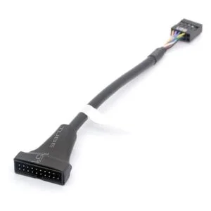 USB 3.0 19 Pin macho a USB 2.0 9 Pin hembra adaptador de_5