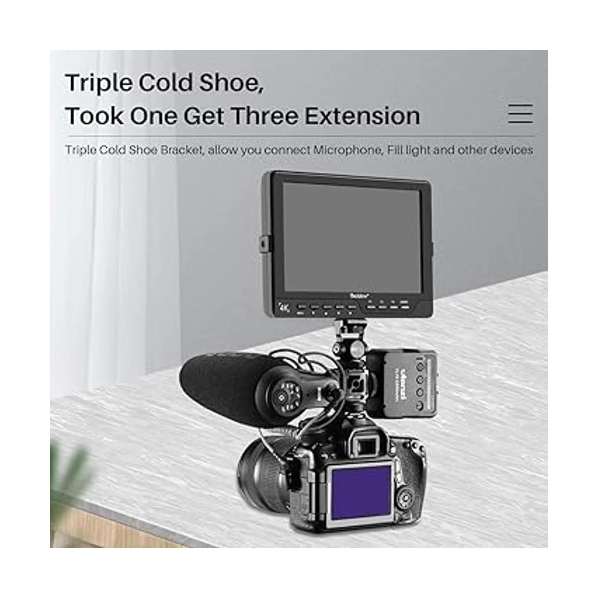 ULANZI PT12 Soporte de extensión de zapata caliente con_2