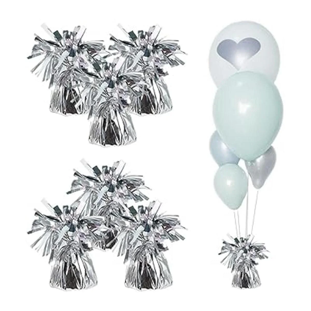 UNIQOOO Paquete de 12 unidades de pesas de globo sólido y_2