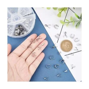 UNICRAFTALE 120 piezas de 6 estilos de acero inoxidable