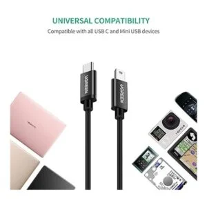 UGREEN Mini USB a USB C Cable de 3 pies USB tipo C a Mini_6