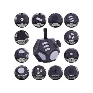 UOOEFUN Mini juguetes sensoriales para ansiedad cubo de