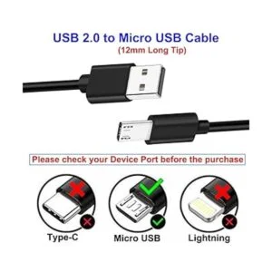 UNIDOPRO Cable micro USB para AGMBlackview BV4000 BV4900_3