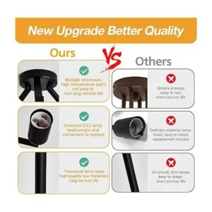 UOFUS Lámpara de techo de metal semiempotrada 4_2