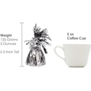 UNIQOOO Paquete de 12 unidades de pesas de globo sólido y_4