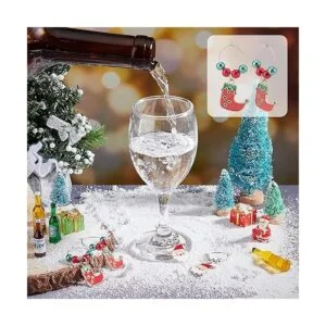 UNICRAFTALE 100 aretes de aro de acero inoxidable