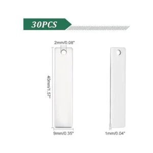 UNICRAFTALE 30 dijes de acero inoxidable en forma