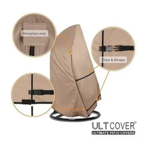 ULTCOVER Funda para silla de huevo colgante para patio
