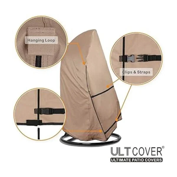 ULTCOVER Funda para silla de huevo colgante para patio