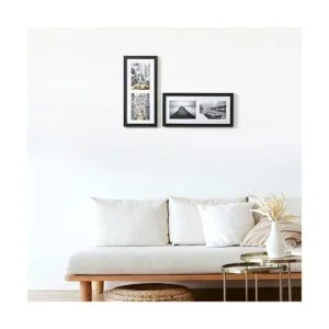 UMICAL Marco de fotos de 5 x 7 pulgadas 2 aperturas