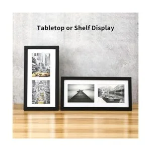 UMICAL Marco de fotos de 5 x 7 pulgadas 2 aperturas