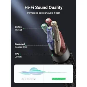 UGREEN Divisor de auriculares TRRS adaptador de_5